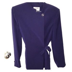 Kasper plum purple suit